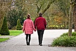 girl, boy, woman, nature, man, couple, together, two, two people, people, walking, recreation, strolling, park, garden